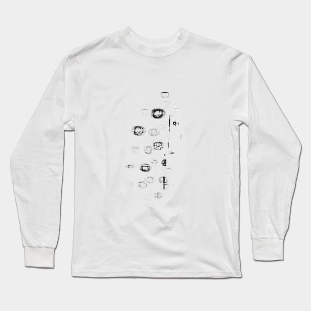 BLACK Ancient Methods #6 Long Sleeve T-Shirt by DomaDART